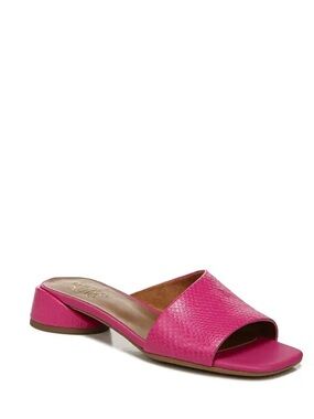 Marc Fisher- Pink Open Toe Low Block Heel
